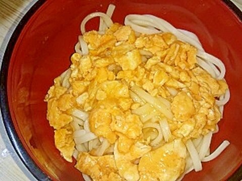 酢味噌卵とじあんかけうどん